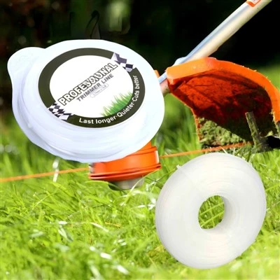 Dây cắt tỉa nylon Gói vỉ 1LB, Dây cắt cỏ dại 2,4mm 2,7mm 3,0mm 3,3mm, Dây cắt cỏ tròn/răng cưa cho máy cắt chổi, máy cắt cỏ, dụng cụ cắt tỉa làm vườn